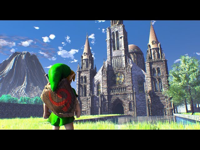 Someone Remade Ocarina Of Time's Castle Town Unreal Engine 4 Full Build  Coming Later This Week