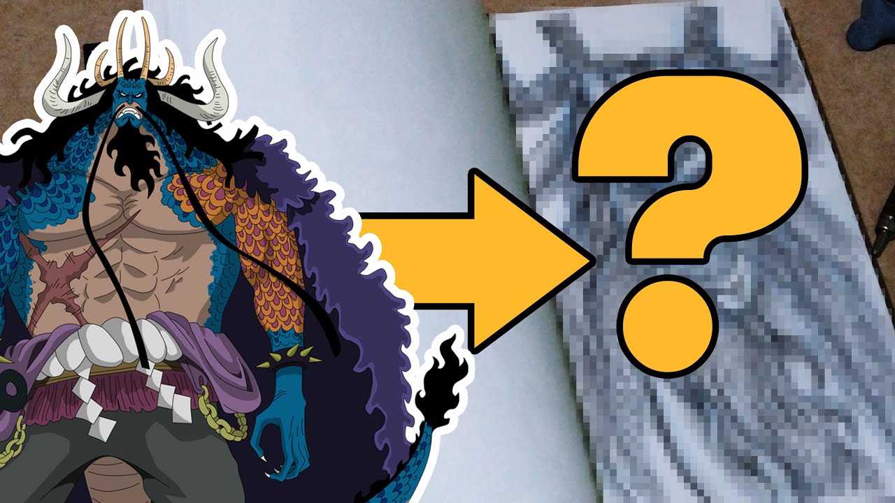 Drawing Kaido | One Piece | in Skecthbook - Comic Book Style - YouTube
