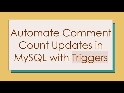 Automate Comment Count