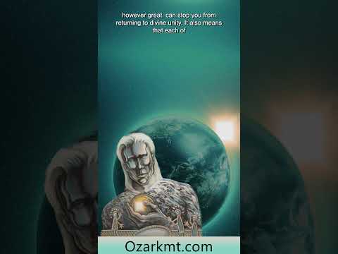 So each round in the game is when you are alive here on Earth  Your spirit is here playing the ga