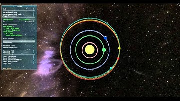 DigiPen PHY 500: Solar system simulation, symplectic Velocity-based Verlet integrator