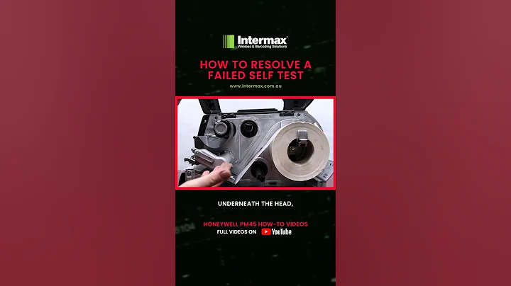 How do you resolve a failed self test with your Honeywell PM45 Industrial Printer?