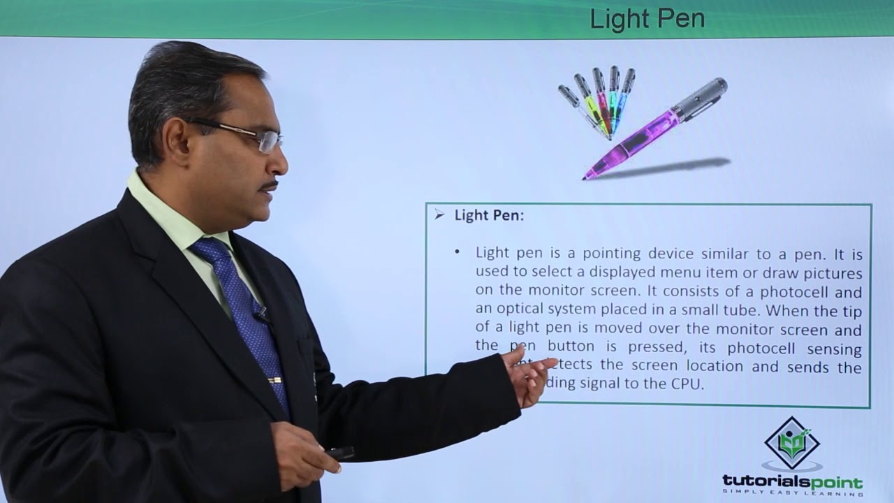 light pen input device