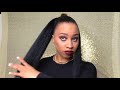 Ponytail with Braiding Hair | Natural Hair