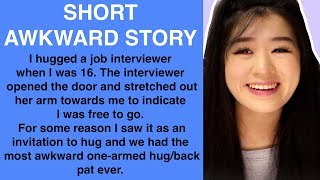 reacting to short awkward stories