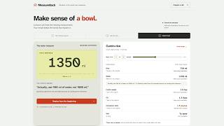MeasureBack | Turn two bowls into a usable recipe with CALL E