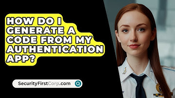 How Do I Generate a Code From My Authentication App? - SecurityFirstCorp.com