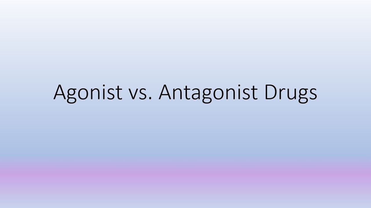 Agonist vs Antagonist drugs - YouTube