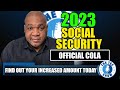 Social Security COLA Increase for 2023 Officially Announced SSA, SSI, SSDI WITH EXACT DOLLAR AMOUNT