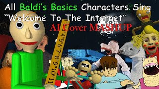 Baldi's Basics Characters Sing "Welcome To The Internet" by Bo Burnham (AI Cover Mashup)