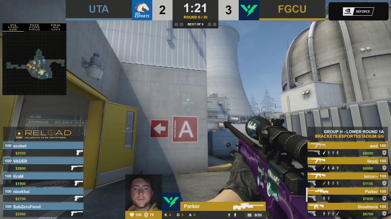 U.S. Army Presents Reload Collegiate CS:GO - [Group H Round L1A] - YouTube