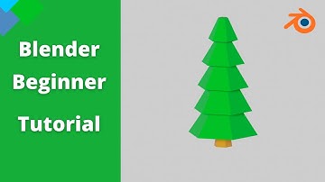 Blender Beginner Tutorial | Modeling a Low Poly Spruce Tree