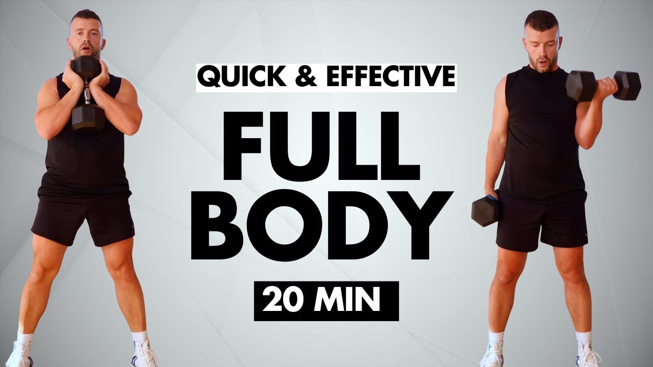 Full Body Dumbbell Workout | 20 MIN NO REPEAT - YouTube
