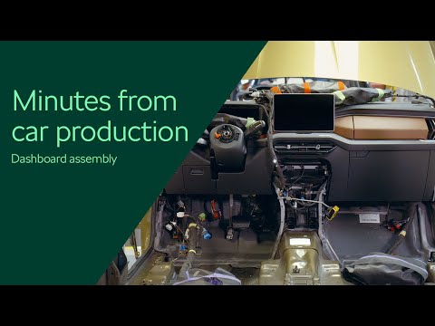 Minutes from car production: dashboard assembly