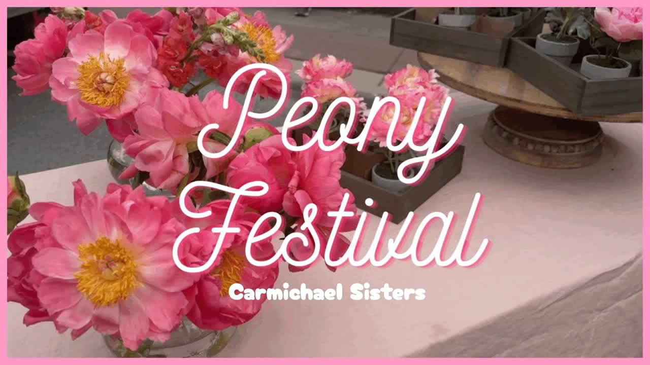 Three Sisters Explore Indiana’s Peony Festival | A Floral Adventure