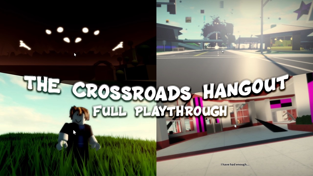 [Roblox] [2] A Crossroads Hangout Game...? Full Playthrough - YouTube