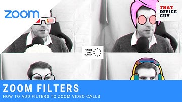 Zoom How to Add Filters on Zoom - Add some Fun 🎭