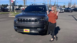 🔥LOW MILES 2022 Jeep Wagoneer Series III with Hilary Wood at Valley GMC in Auburn