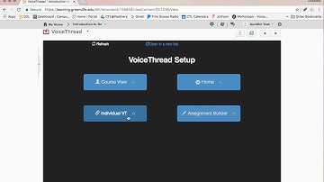VoiceThread Link Setup for Instructors in D2L Content Modules
