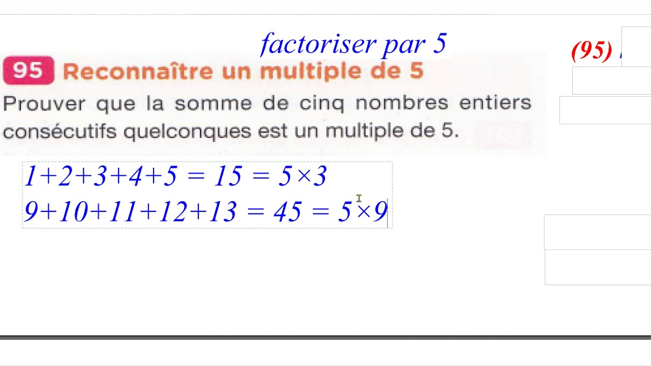 Exercice Calcul Litteral 4Eme Avec Correction