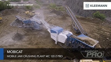 Jaw Crusher MOBICAT MC 120 Z PRO Highlights | KLEEMANN