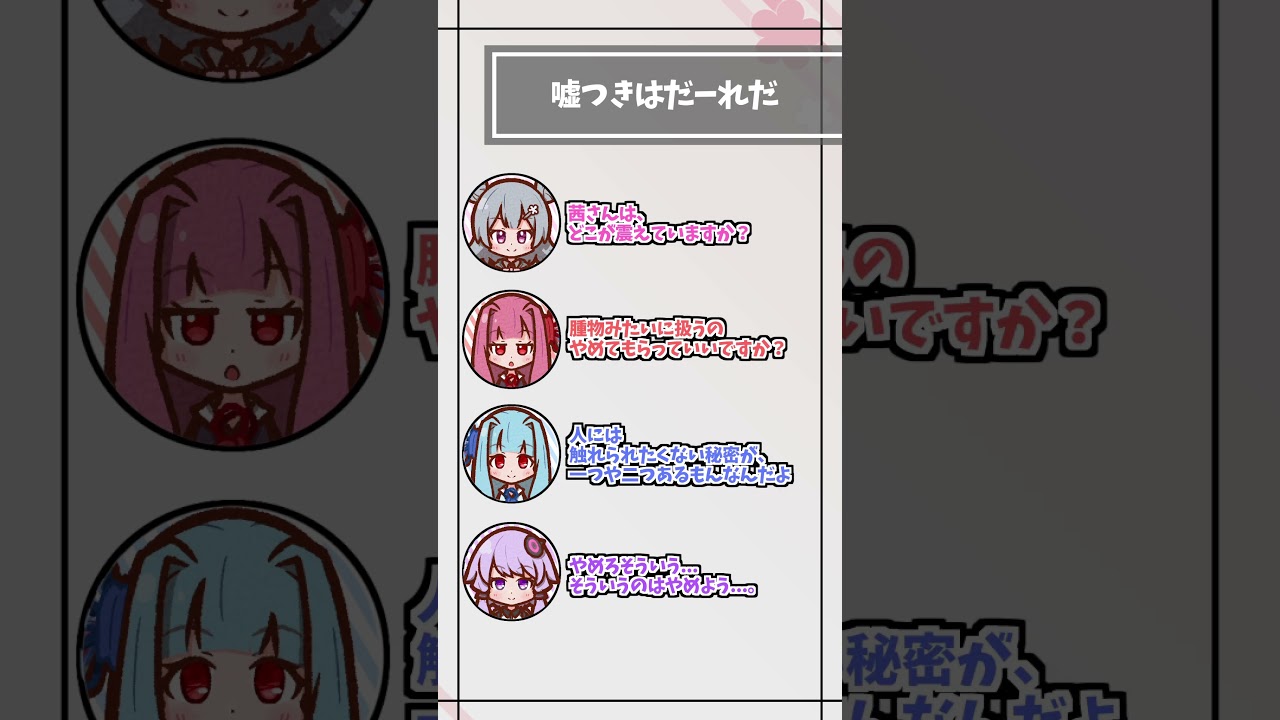 嘘つきはだーれだ!【VOICEROID劇場】