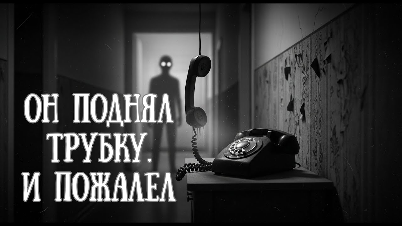 ОН ПОДНЯЛ ТРУБКУ И ПОЖАЛЕЛ ( СТРАШНАЯ ИСТОРИЯ )