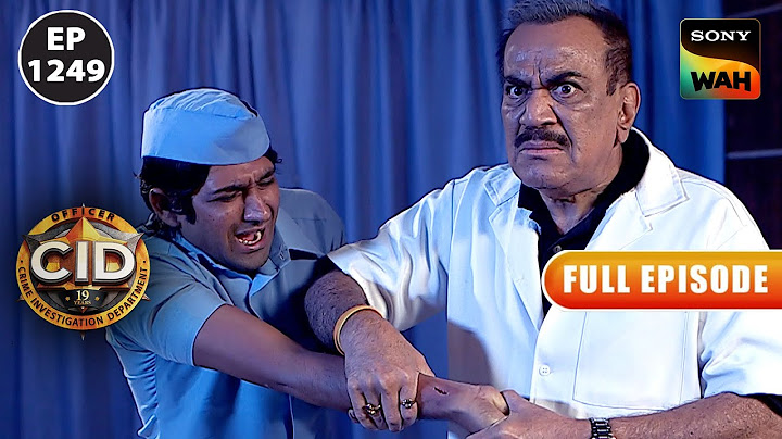 Hospital में ACP Pradyuman ने पकड़ा मुजरिम | CID | सी.आई. डी | 09 Nov 2023