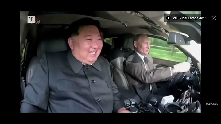 Kim Jong-Un drives Putin in state visit to Russia