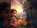 “Girl Emotional Talk with Lord Krishna  3D Animated Divine Conversation | Spiritual Story”#tranding