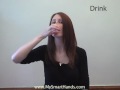 drink - ASL sign for drink