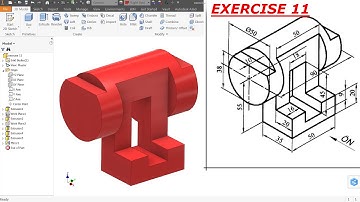 Autodesk Inventor Tutorial for beginners Exercise 11