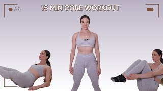 15 MIN AT HOME CORE WORKOUT - Upper & Lower Abs | No equipment, Bodyweight Only screenshot 3