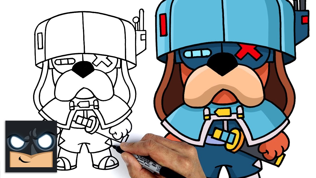 How To Draw Squeak Brawl Stars Youtube - brawl stars squeak drawing