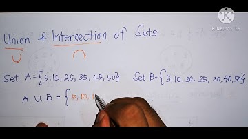 Part 2 - Cont.Subsets, Universal Sets, Null Set, Union & Intersection Sets & Cardinality of Sets