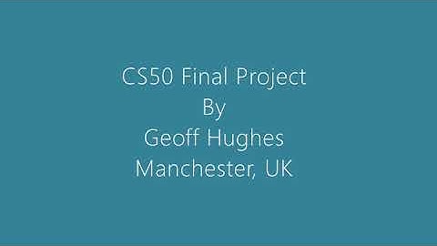 CS50 Final Project - Find The Three