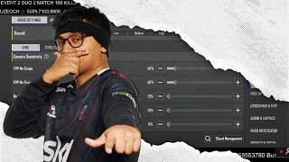 🤯 Jakey Update 4.4 Sensitivity Code | Alter Ego Ares 1v3 | 4 Finger Headshot Settings BGMI screenshot 5