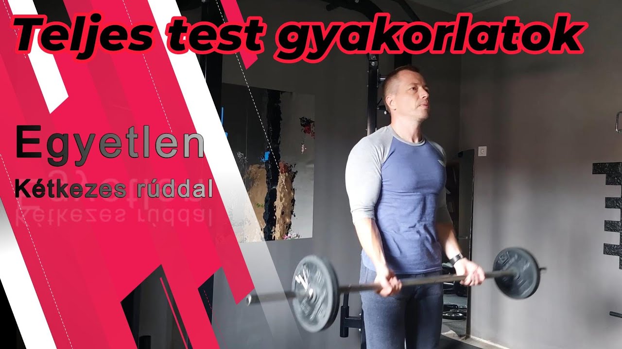 32 otthon elvégezhető gyakorlat kétkezes rúddal - YouTube