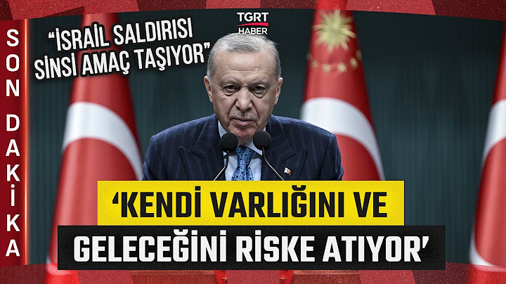 #SONDAKİKA | Cumhurbaşkanı Erdoğan’dan İsrail'e Sert Tepki: "Çok Kapsamlı ve Sinsi Amaçları Var"