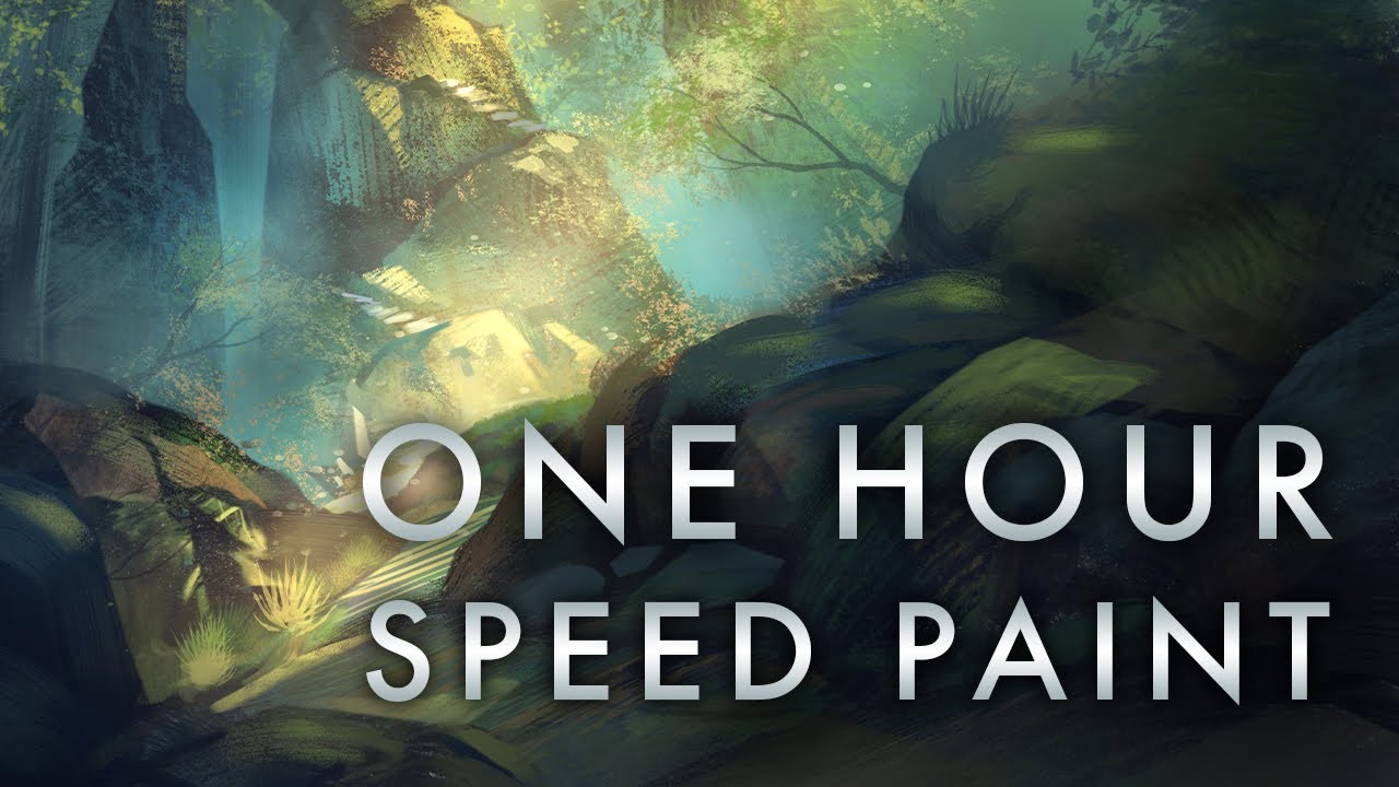 One Hour Speed Painting Walkthrough YouTube