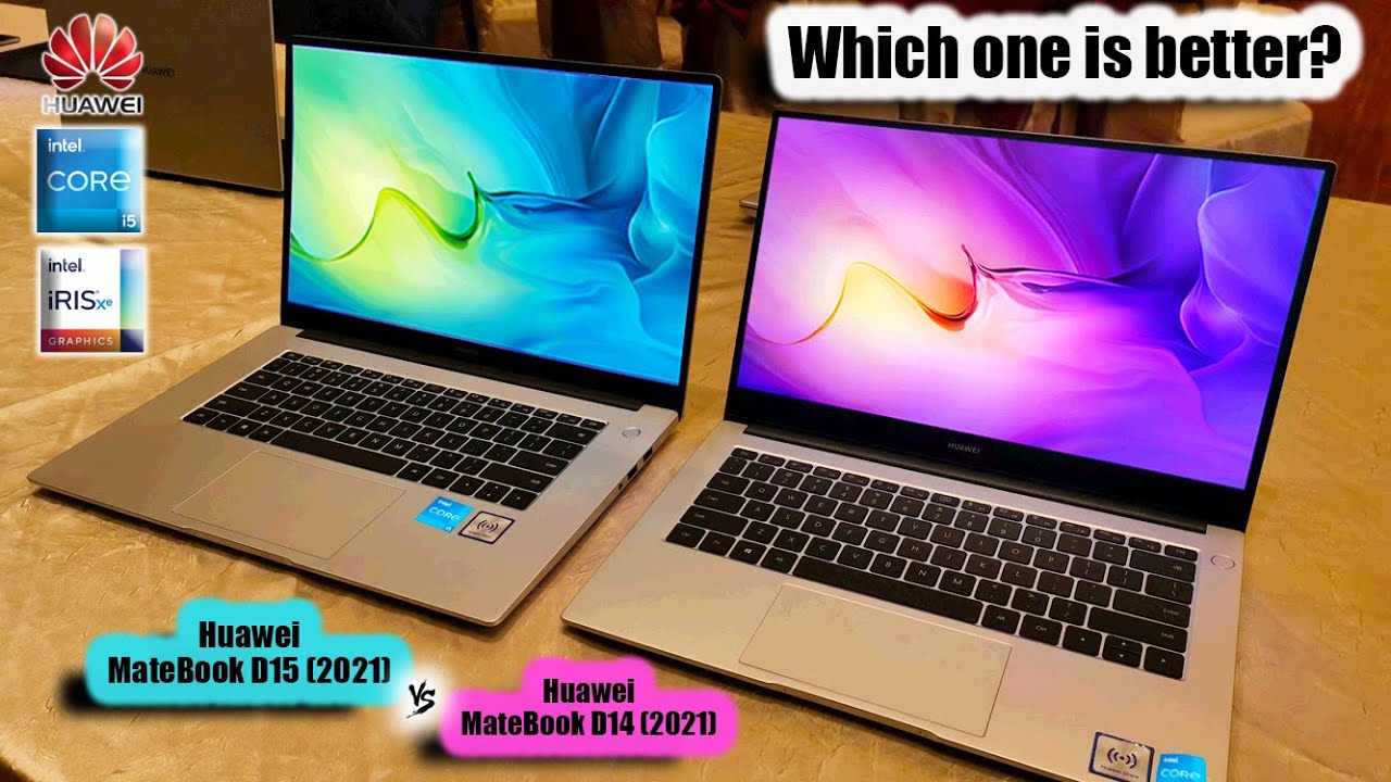 Huawei MateBook D15 (2021) vs Huawei MateBook D14 (2021), Intel 11th Gen, Intel IrisXe GPU