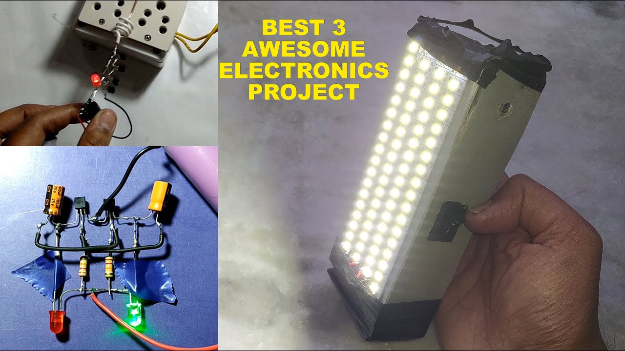 Best 3 Amazing Electronics Project Make At Home
