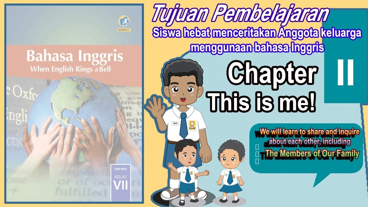 Bahasa Inggris Kelas 7 Chapter 2: Telling member of family - YouTube