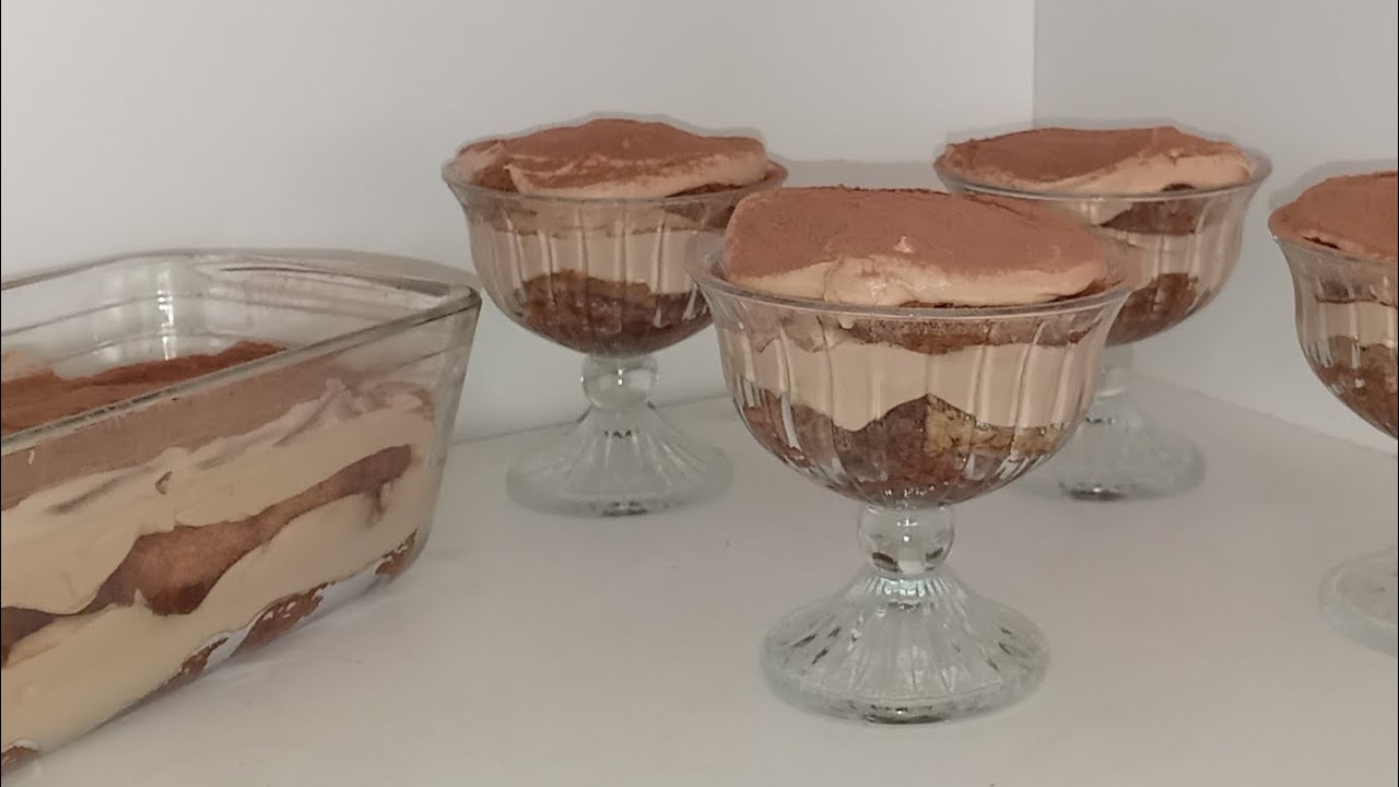 Tiramisu chantilly mascarpone تيراميسو بكريمة الشونتيي و المسكربون 