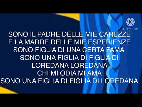 Loredana Bert   Figlia Di Testo e Lyrics Sanremo 2021