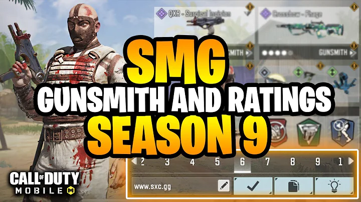 every SMG with Gunsmith in Cod Mobile Season 9!