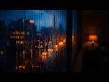 Fall Asleep Fast Calm Cozy Rainy City Window Night, Heavy Rain Sounds for Deep Sleep Relaxation Now!