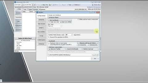 Gerenciador NFe - Vincular Certificado A1
