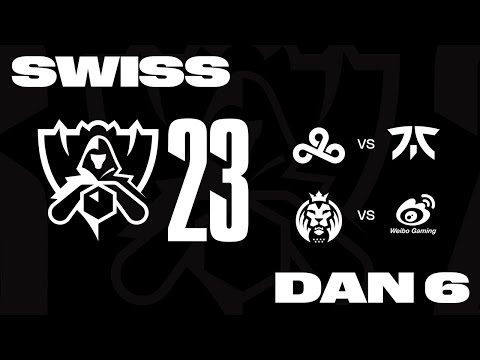LoL Worlds 2023 - Cloud9 vs Fnatic | MAD Lions vs WBG- SWISS DAN 6