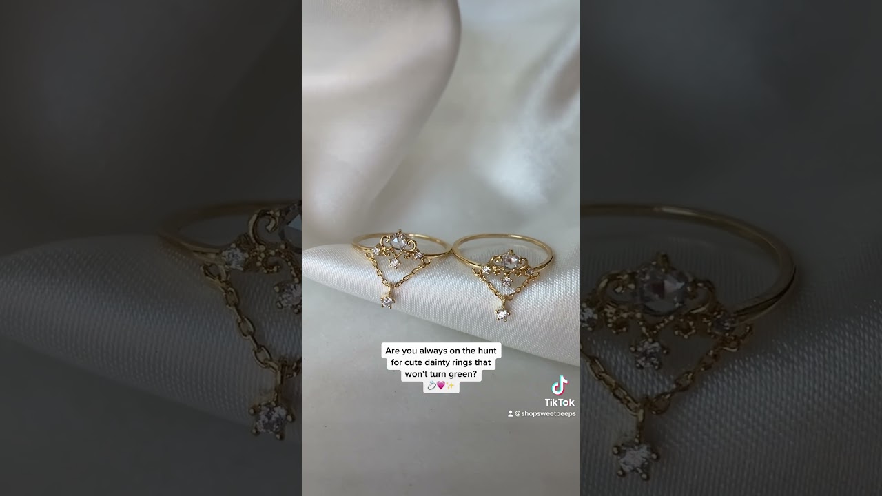 Why you should wear dainty gold rings 